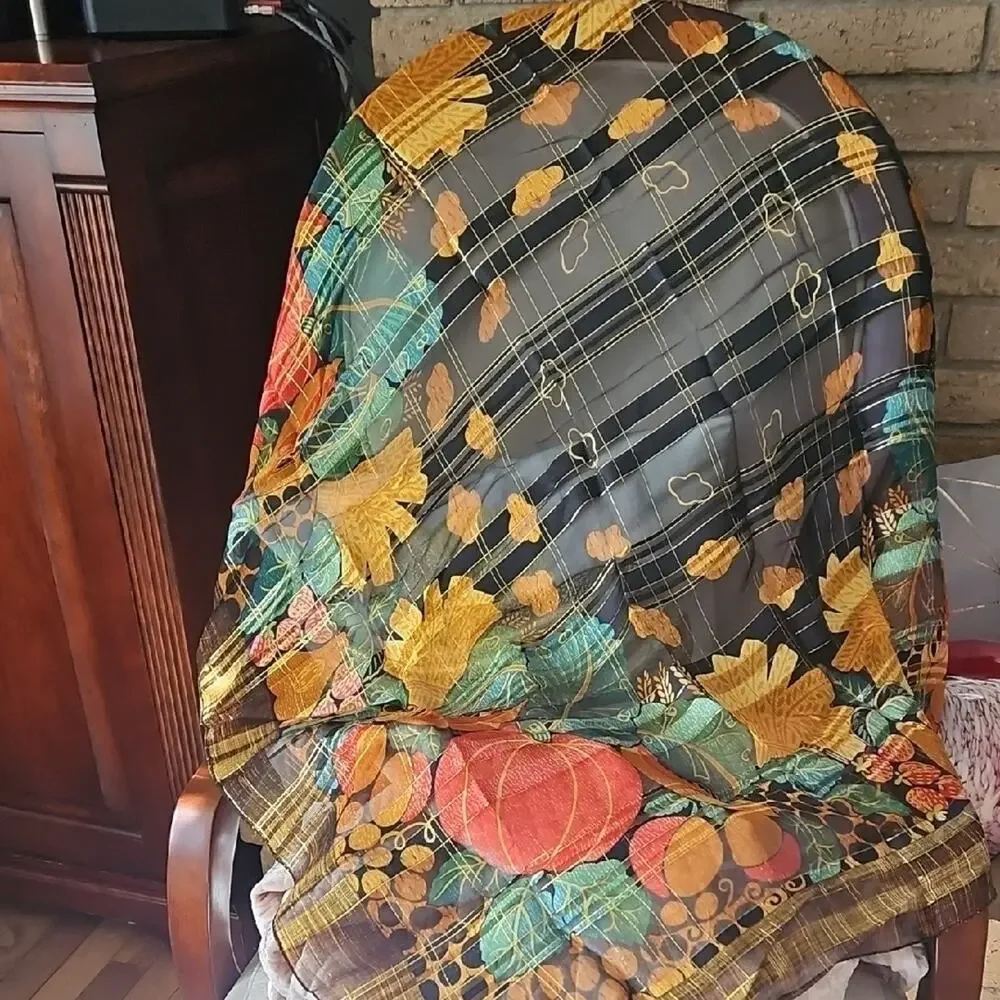 Metropolitan Museum of Art NY Vintage Silk Scarf
